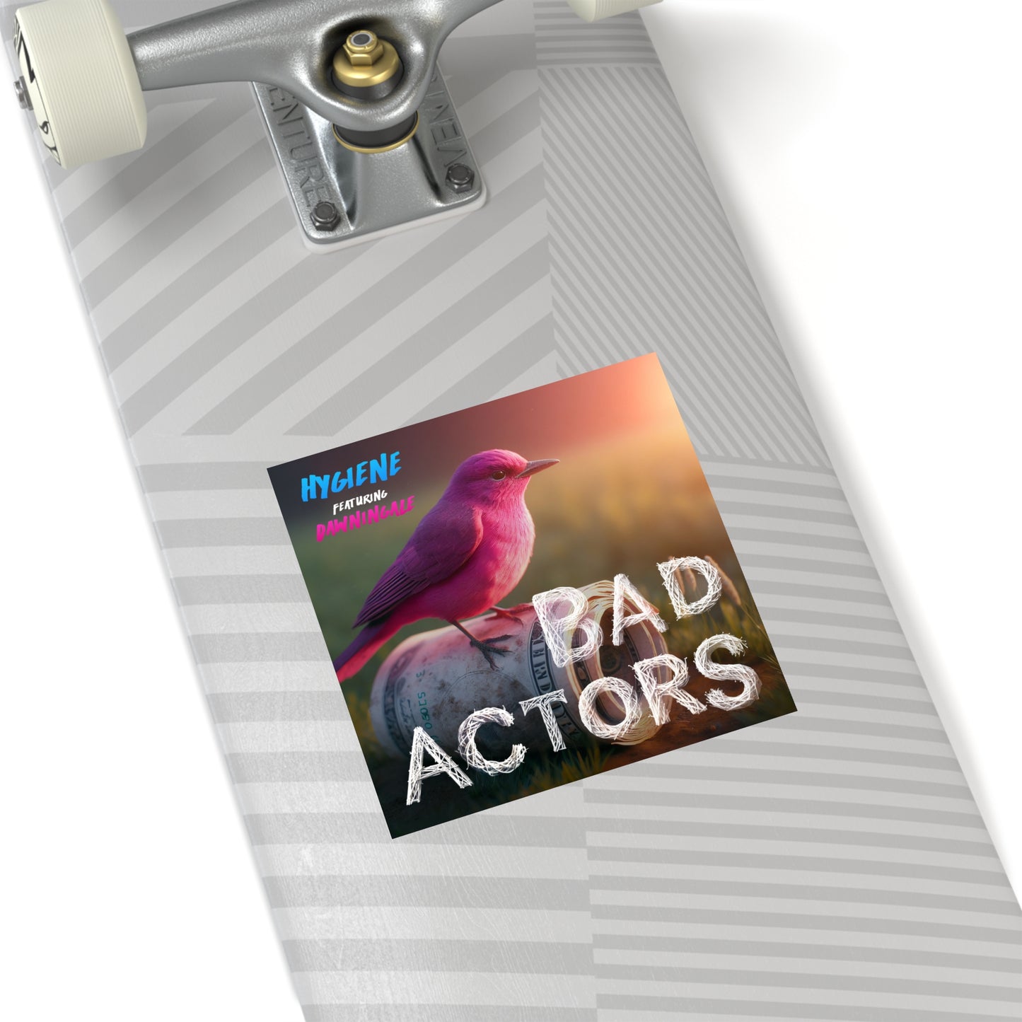 
                  
                    Bad Actors Square Sticker
                  
                