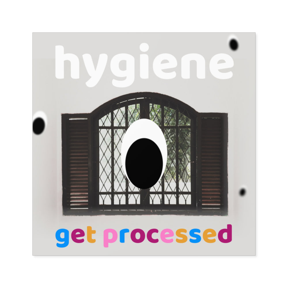 Get Processed Square Sticker