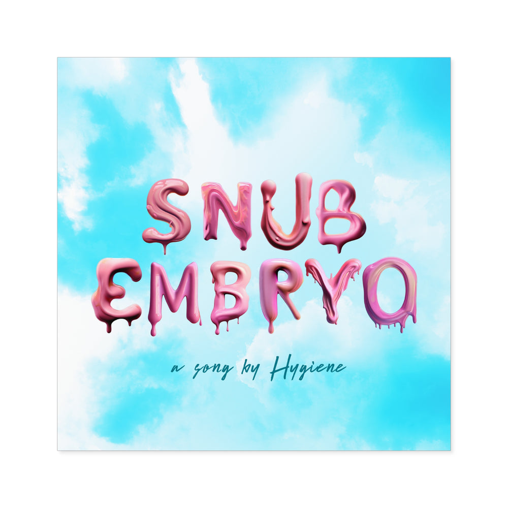 Snub Embryo Square Sticker