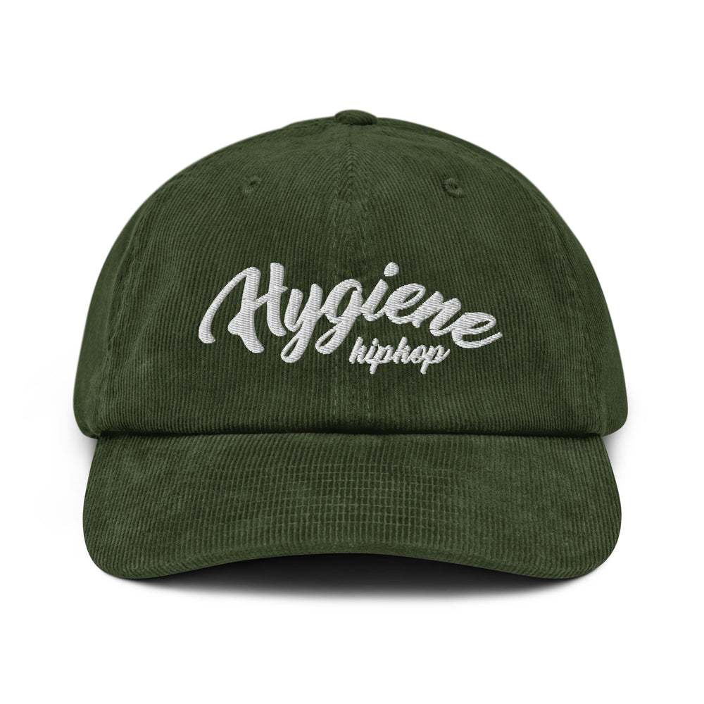 Game-On Embroidered Corduroy Cap - Olive