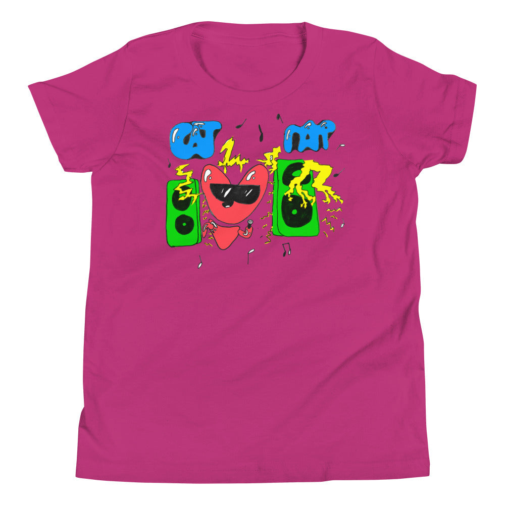 
                  
                    Cat Rap Youth Tee - Berry
                  
                